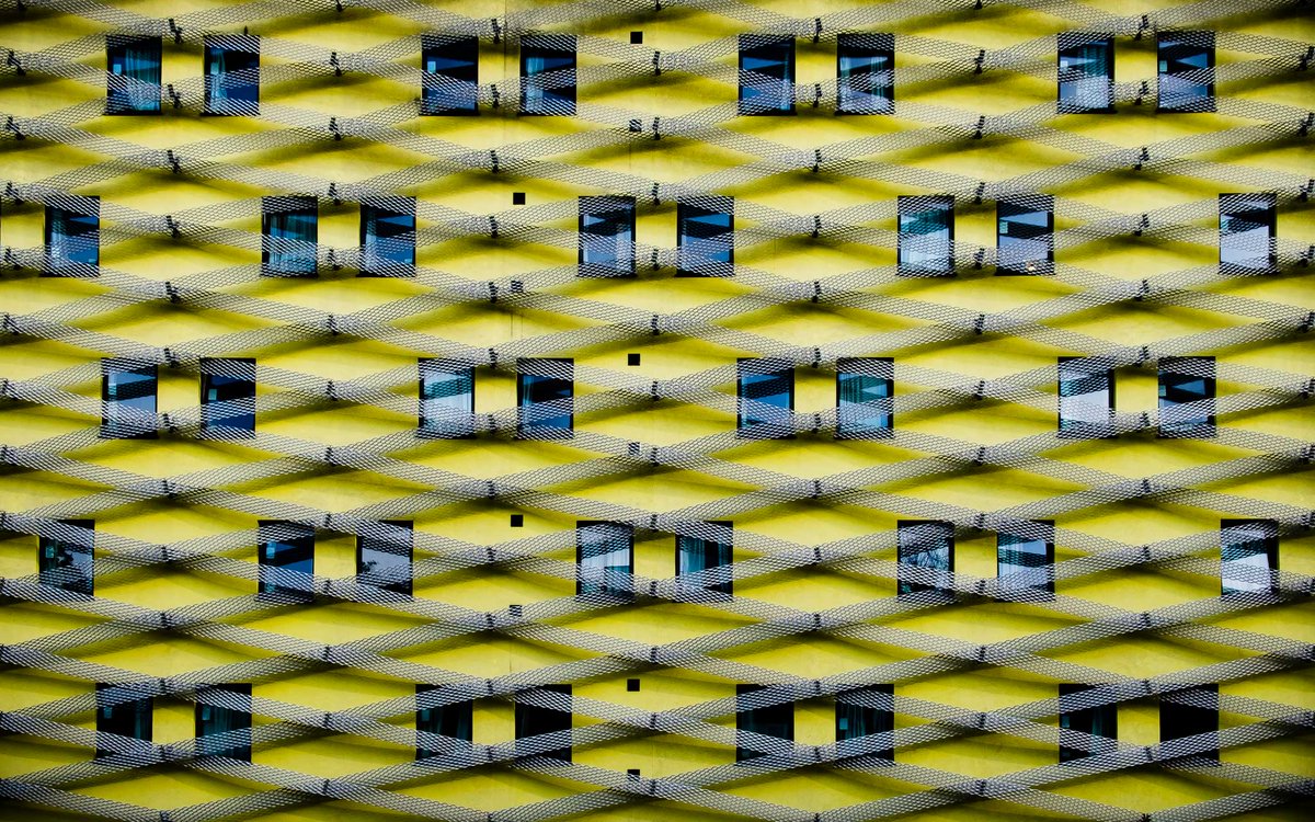 Lemonated (re-edit) - Student flats.  #architecture #design #geometric #London #housing