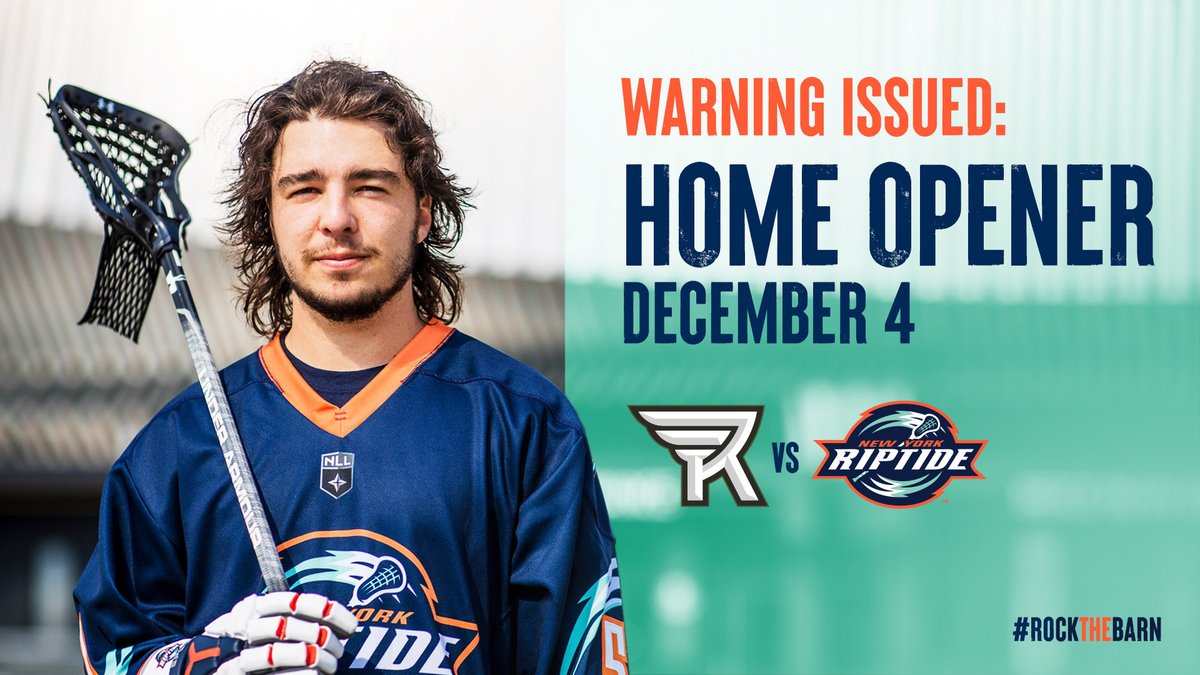 CozNasty2Point0's tweet image. Just announced!!! Our home opener is DECEMBER 4TH!!!! Get ready to #RockTheBarn again with us @newyorkriptide 

#WarningIssued