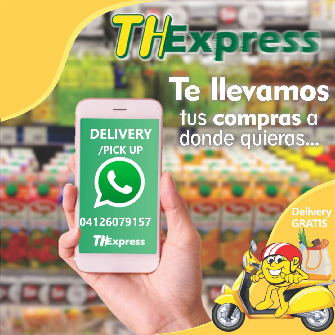 MiTodoHogar's tweet photo. En THEXPRESS invitamos a disfrutar de nuestro servicio DELIVERY y Pick Up🛵🚕 por medio de nuestro WhatsApp 04126079157 en el horario de atención de lunes a viernes de 8:00am a 4:45pm
Contáctanos...😉💚💛 https://t.co/bgHksSwk6a