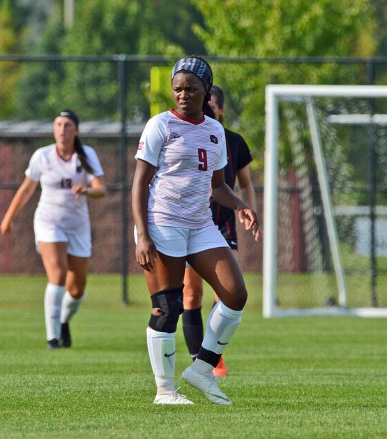 IUPCrimsonHawk's tweet photo. We switch our 👀 to the fall with today’s #HawkProfile of Mahogany Willis from @IUPsoccer!
» 3.61 GPA in comm media
» From Pottstown, PA
» Top-10 at IUP with 29 goals, 64 points in just 2 seasons
» 2-time All-PSAC pick
🔗 https://t.co/gsL9Gr4mqi
#TalonsUp https://t.co/H7n4gs3O7a