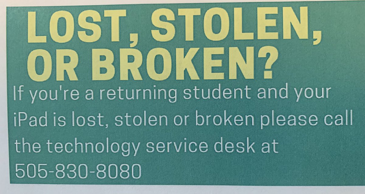 If you are having trouble with your device, here is information to make sure it is ready for the new school year.