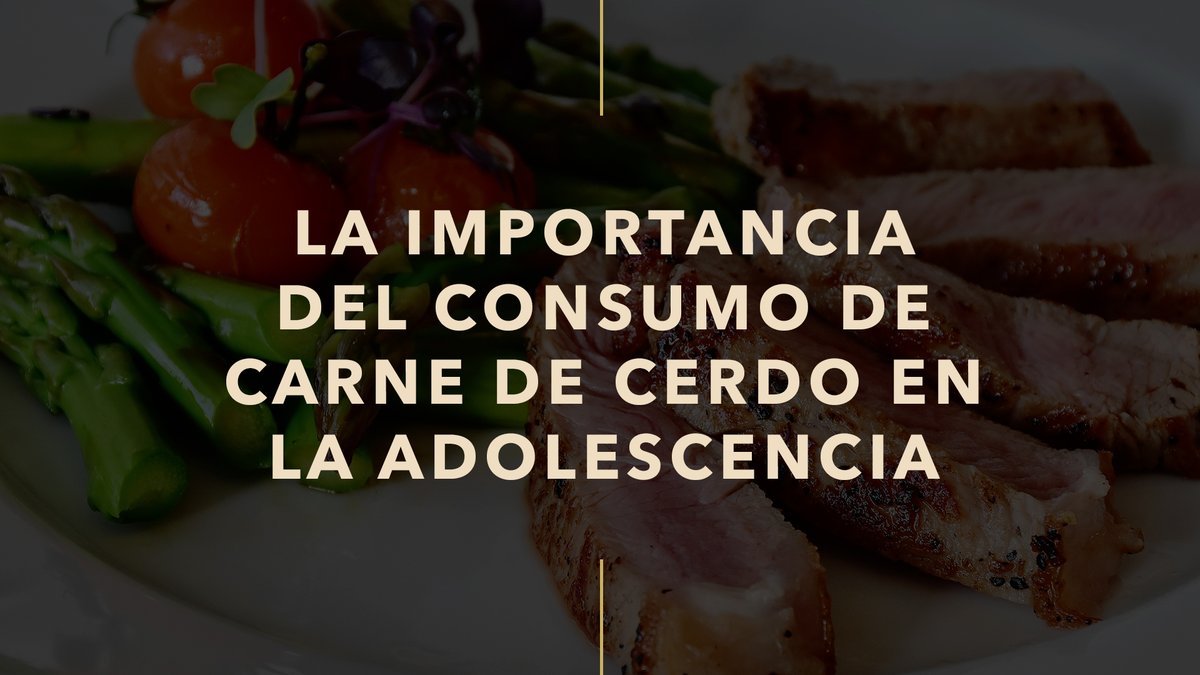 Tomar carne de cerdo durante la adolescencia es saludable 👍 Este tipo de carne aporta a los más jóvenes un alto número de proteínas, hierro, zinc y vitaminas del grupo B. Descubre más en la noticia de <a href="/interporc/">INTERPORC</a> interporc.com/2021/05/20/car…