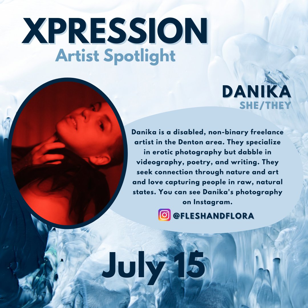 Presenting Dankia! Join us on twitch.tv/whatthefemmepo… on Thursday, July 15th at 7pm. Don't miss out on this unique event in celebration of Disability Pride Month, Xpression 2021: a virtual art showcase centering disabled artists!