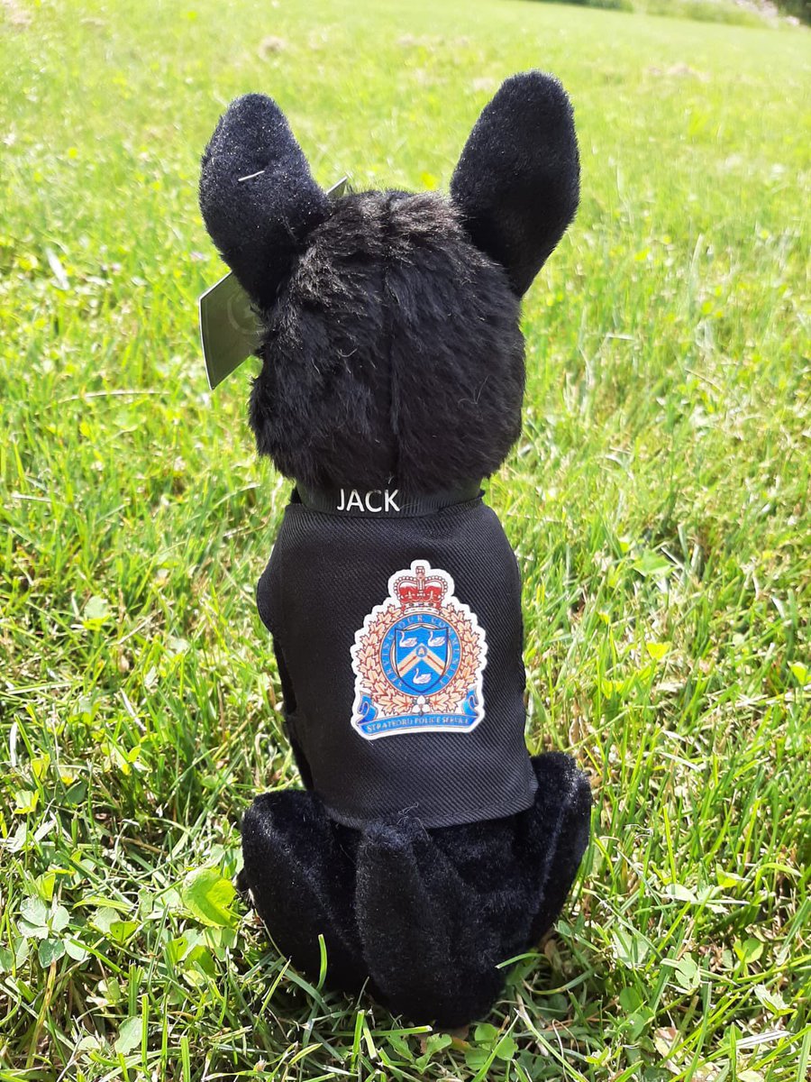 PSD Jack in partnership with the <a href="/optimist_strat/">Optimist Club of Stratford</a> has graciously donated K9 Hero Jack's to the <a href="/SPSmediaoffice/">Stratford Police Service</a>! The plush dogs will be available for Officers on calls for service to help provide comfort to kids and youth they encounter! #K9Heroes #PSDJack