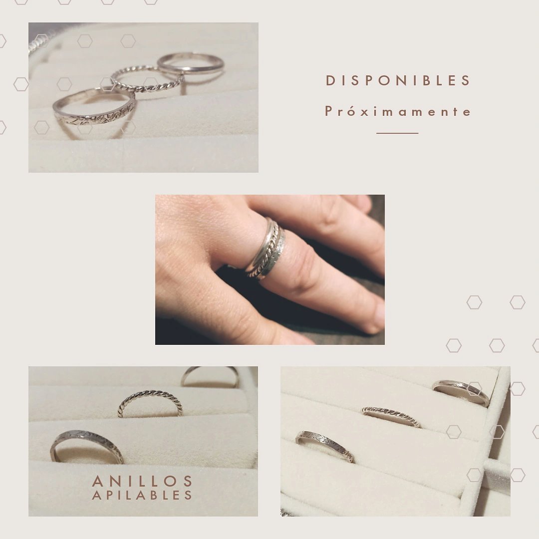 JewelryRl's tweet photo. Anillos apilables de plata. Próximamente disponibles. Si quieres uno y no puedes esperar, puedes ir pidiendo talla 💍

#jewelry #joyeria #jewels #joyas #plata #silver #hechoamano #handmade #anillo #ring #etsy #etsyseller #etsyshop #anillos #anillosapilables #rings #stackerrings https://t.co/5bAQyrGnPO