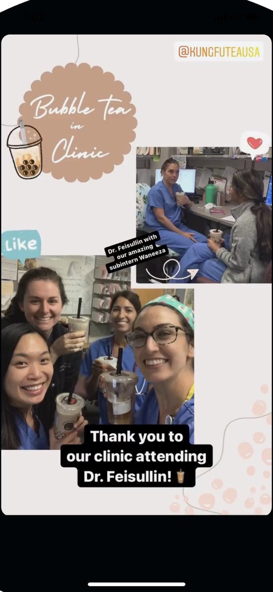 Waneeza17's tweet photo. thanks for the boba ❤️😌🤓 @Abington_ObGyn https://t.co/0gQVJdeh4v