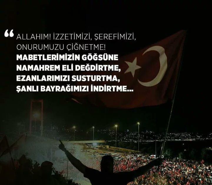 cevreormancorlu's tweet photo. İman gücüyle, çıplak elle tankları durdurmanın destanıdır #15Temmuz https://t.co/zMFC0dEEXM