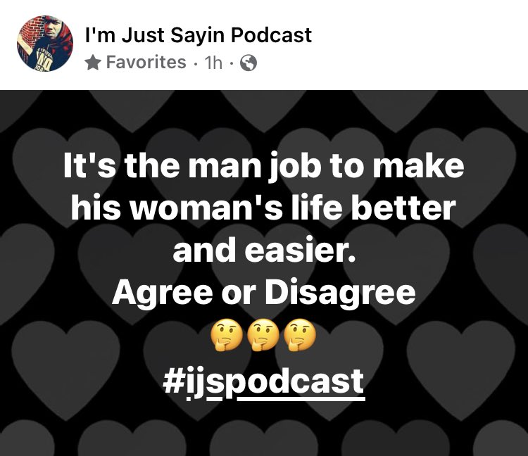 I'm Just Sayin' Podcast tweet media