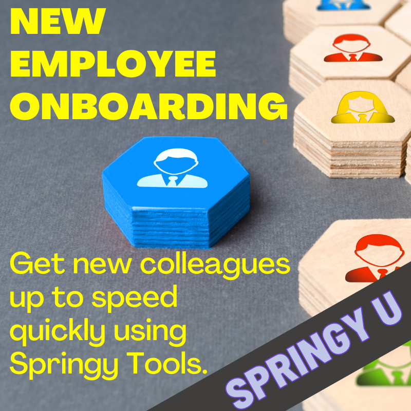 springshare's tweet photo. Have you ever thought, "I wish it was easier to onboard new employees?" Well, it can be! We just launched a new #SpringyU Project on New Employee Onboarding using #LibAnswers, #LibCal, #LibWizard and more!
https://t.co/JoPdt4BmYQ https://t.co/9QWtryefLc