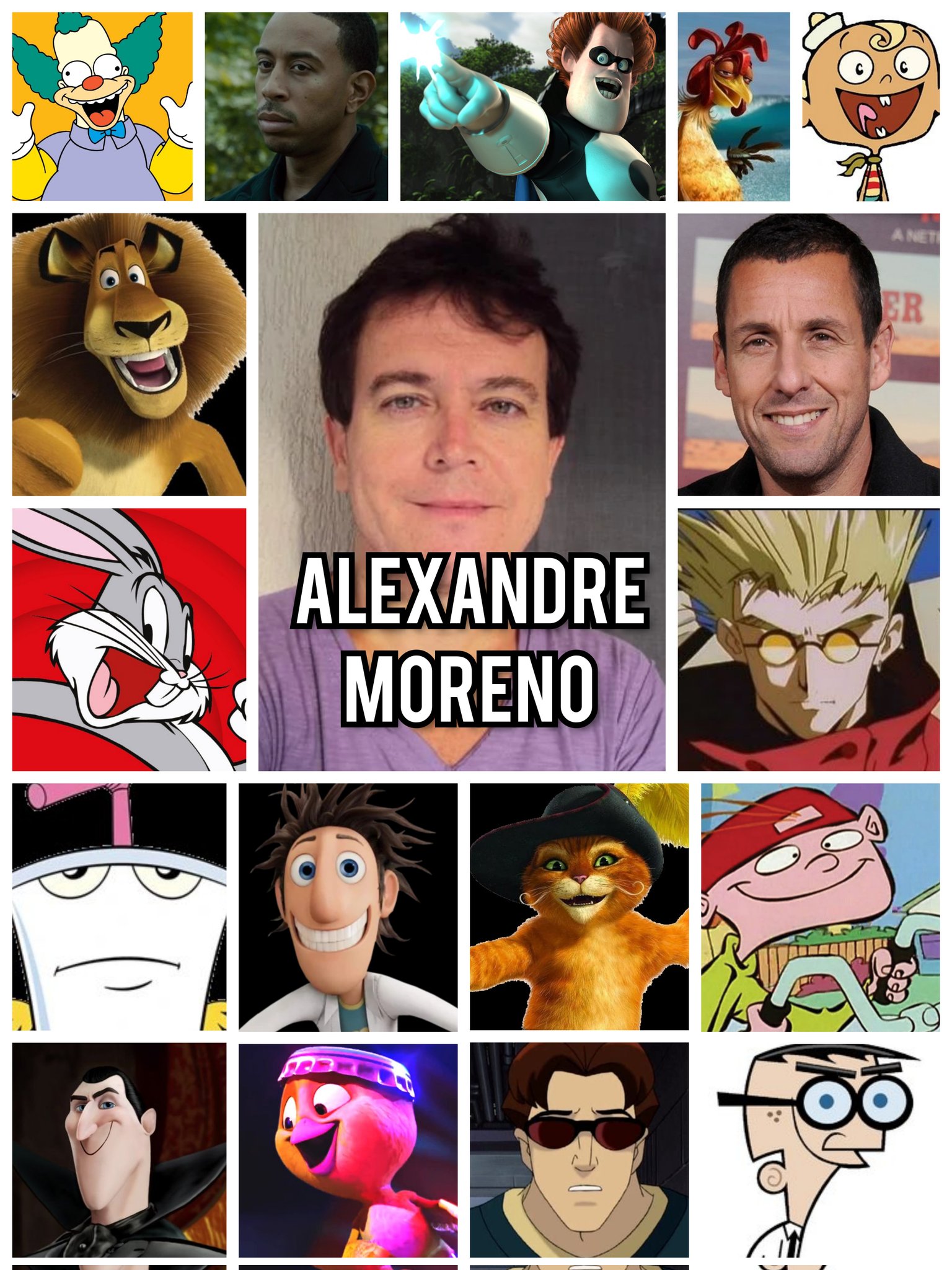 Personagens Com os Mesmos Dubladores! on X: - Vash, o Estouro da Boiada:  Alexandre Moreno  / X