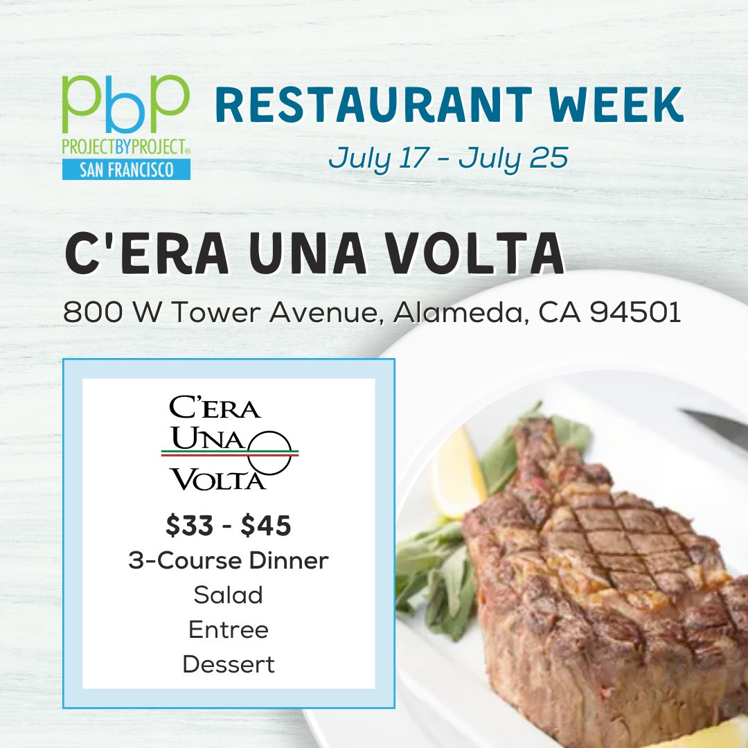 pbpsf's tweet image. C'era Una Volta takes inspiration from their Tuscan heritage of delicious food, wine, and community to deliver some very special Italian favorites.

Link in bio for menu and restaurant details. Don't forget to tag us with #pbprw2021 to get early access to Plate by Plate tickets!