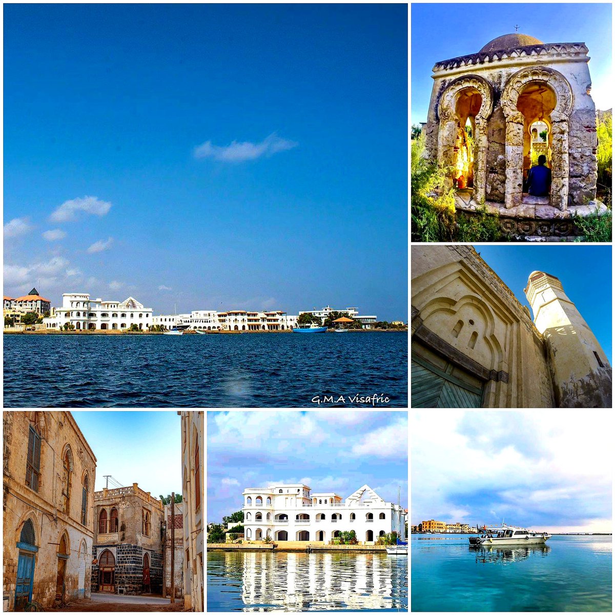 GhideonMusa's tweet photo. The ancient and modern port city of Massawa #Eritrea https://t.co/me68hZLLbU
