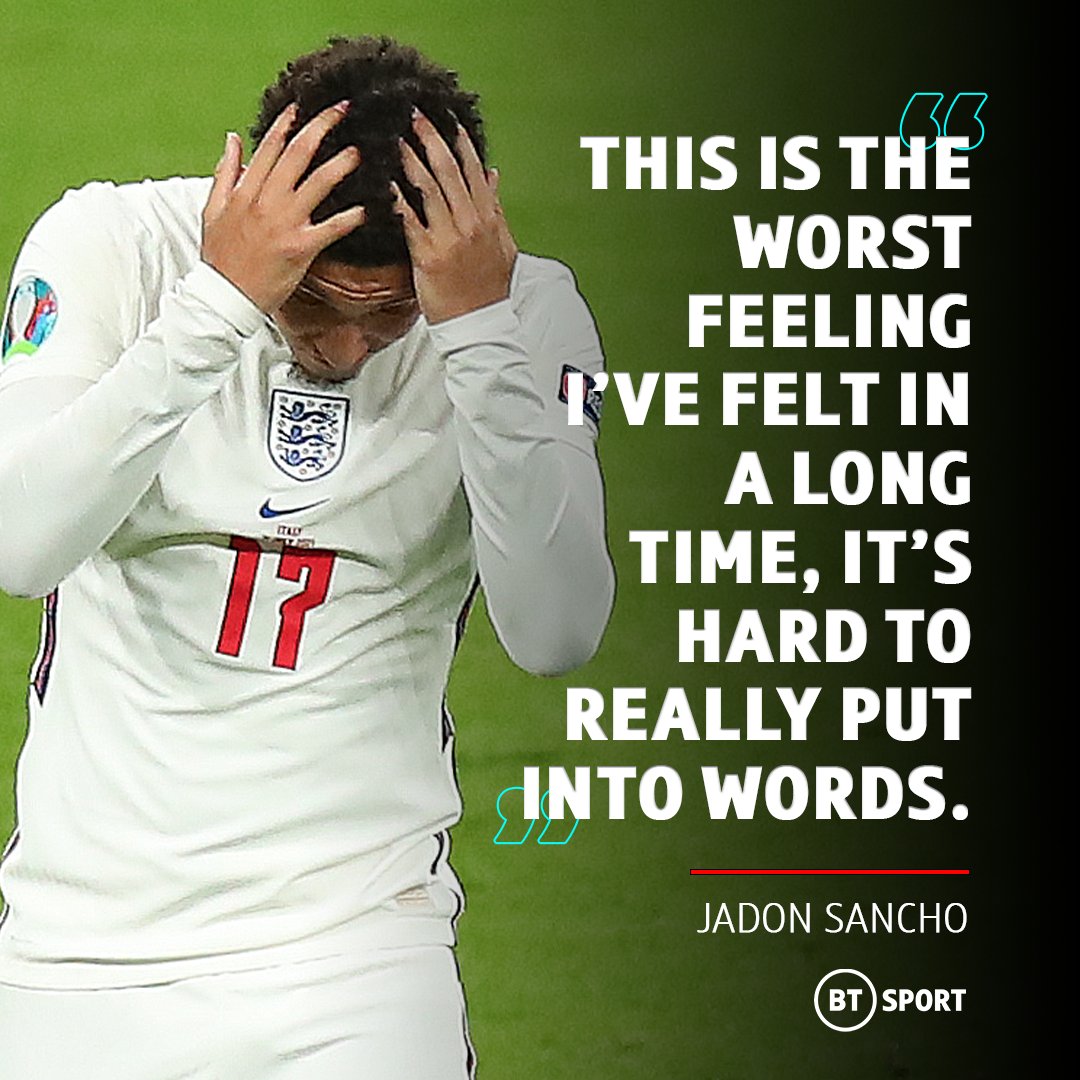footballontnt's tweet photo. Jadon Sancho speaks out. 👏❤️ https://t.co/XN5Jp4kFhS
