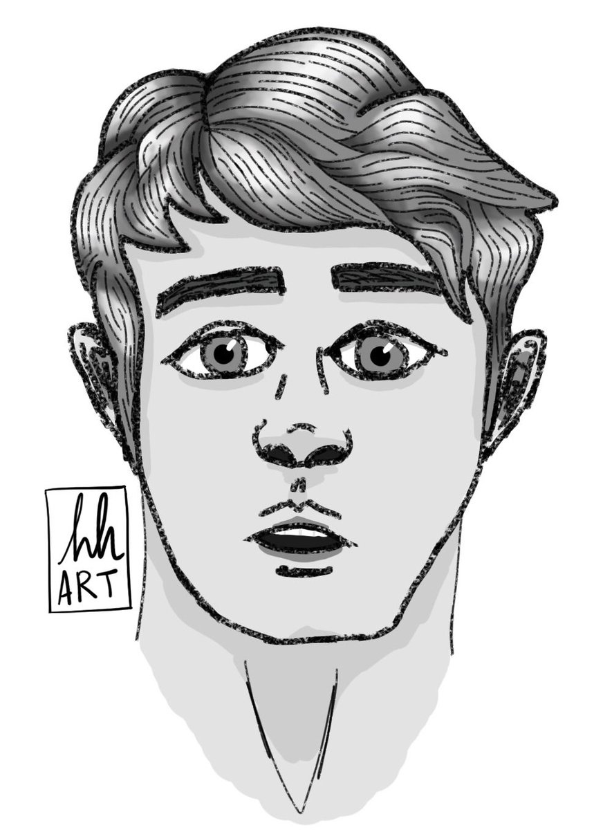 first time drawing him from memory! 
#TheWitcher #jaskier