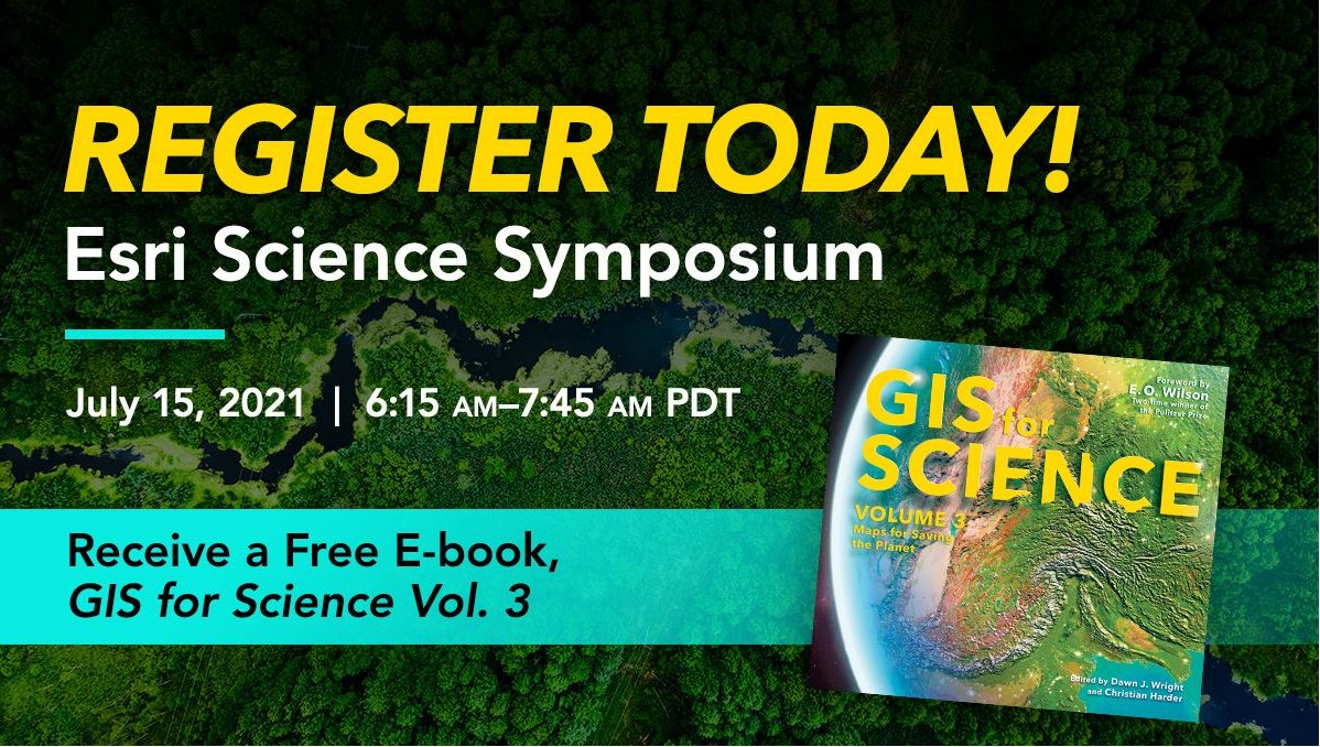 Happy #EsriUC! We can't wait to see you tomorrow morning at the Science Symposium where you will receive a free copy of GIS for Science Vol 3. Start exploring chapter resources below⬇️July 15, 6:45 AM

gisforscience.com