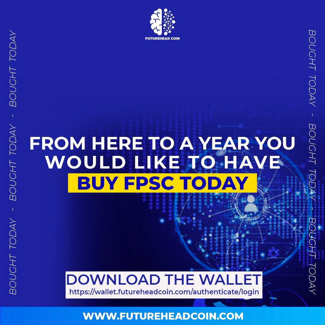 FutureheadCoin's tweet photo. Buy FPSC today 🔥 https://t.co/wyo2rNqcF2