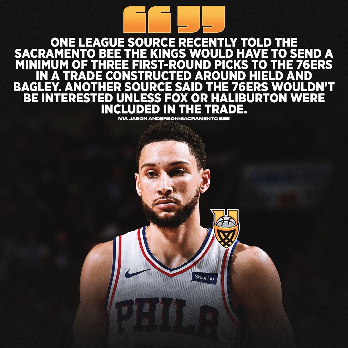 TheHoopCentral's tweet photo. Update on the Ben Simmons x Sacramento Kings trade rumors, via @JandersonSacBee, @sacbee_news https://t.co/ZTbmCs13wq