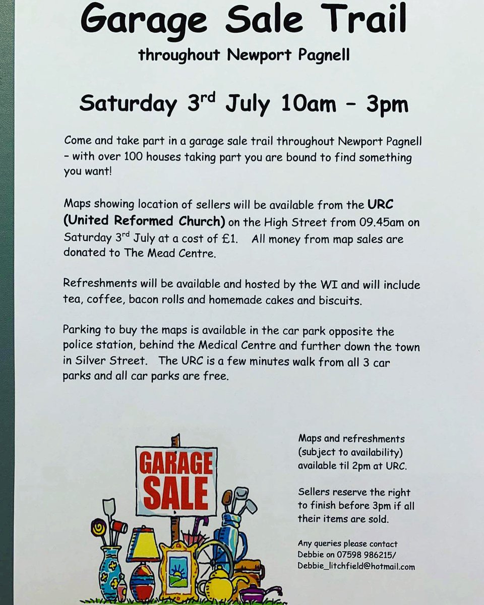 themeadcentre's tweet photo. Thank you to everyone who took part in the NP Garage Sale Trail! 🙏🧡

£712 was raised for The Mead Centre, Newport Pagnell!!!

#thankyou #communitybuilding #newportpagnell https://t.co/uK5SOSMQDk