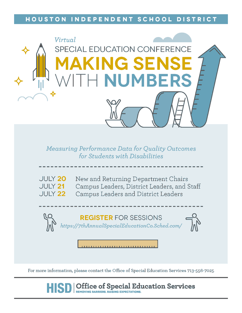 Hey #TeamHISD! Did you know that <a href="/HISDSPED/">HISD-OSES</a> is hosting a virtual conference next week? Check it out and register to attend!