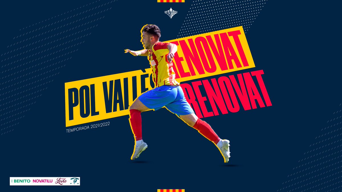 ♻️ 𝗥𝗘𝗡𝗢𝗩𝗔𝗧

🥺<a href="/vallespol/">Pol Vallès</a> 3r 𝙅𝙐𝙑𝙀𝙉𝙄𝙇 de la tarda renovat.

✨Amb una temporada n’hem tingut prou per veure que en Pol era un jugador diferent, desequilibrant i amb una visió de joc envejable.

😜Molt estimat, també, per l’afició i els seus. KT.

#SomhiTona🟡🔴
#1CAT1