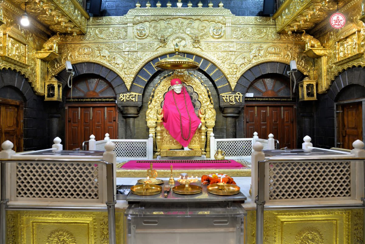 SSSTShirdi's tweet photo. *!! 🕉️ साई राम !!*
*श्री साईबाबा संस्थान विश्वस्त व्यवस्था,शिर्डी*
 *आरती :- शेजारती*
 *बुधवार १४ जुलै २०२१*                              
*!! 🕉️ Sai Ram !!*
*Shri Saibaba Sansthan Trust, Shirdi*
*Aarti* :- *Shejaarti*
*Wednesday 14 July 2021* https://t.co/9mrLCfnuiL