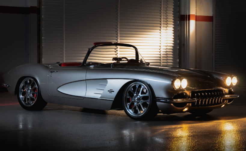 DreamGiveaway's tweet photo. Custom 1961 Corvette in the Dream Giveaway Garage and half the grand prize in this year's Corvette Dream Giveaway. Would anyone look good in this? 
#Corvettedreamgiveaway #CustomCorvette #1961Corvette https://t.co/JKuL0XKF6j