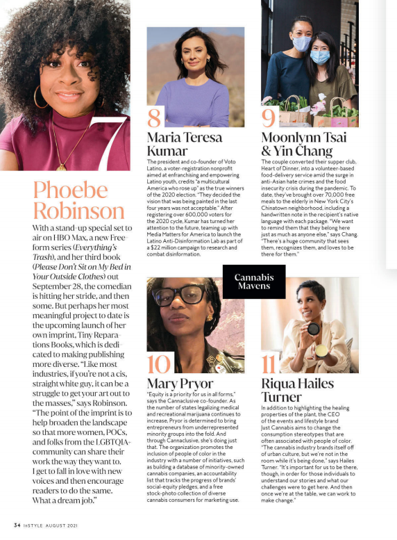 MariaTeresa's tweet photo. Honored to be included on the first-ever #InStyleBadassWomen list! Thanks to the @InStyle team for this acknowledgment and congrats to my fellow badass sisters on the list who are driving monumental change in their work and daily lives. You all continue to inspire me. #Badass50 https://t.co/xIdbrBoM5L