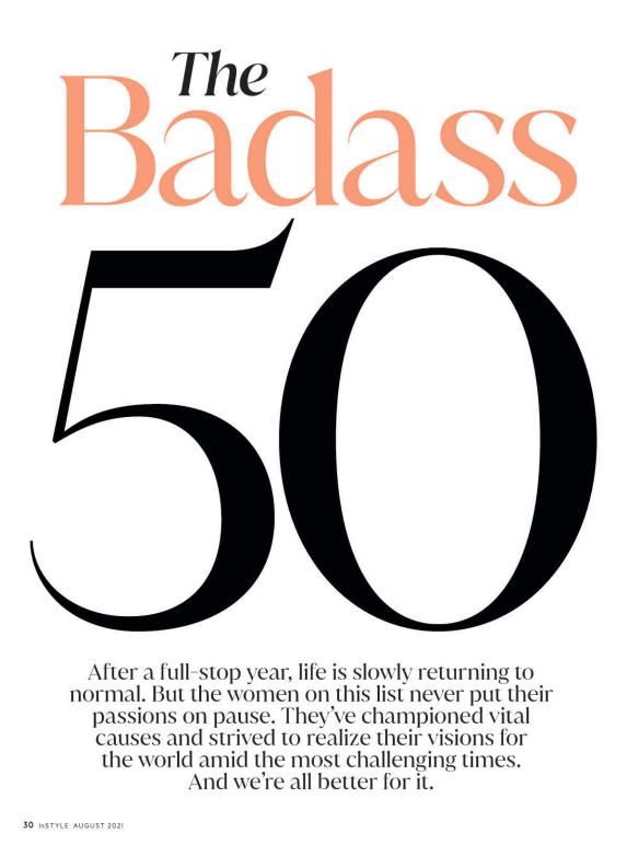 MariaTeresa's tweet photo. Honored to be included on the first-ever #InStyleBadassWomen list! Thanks to the @InStyle team for this acknowledgment and congrats to my fellow badass sisters on the list who are driving monumental change in their work and daily lives. You all continue to inspire me. #Badass50 https://t.co/xIdbrBoM5L