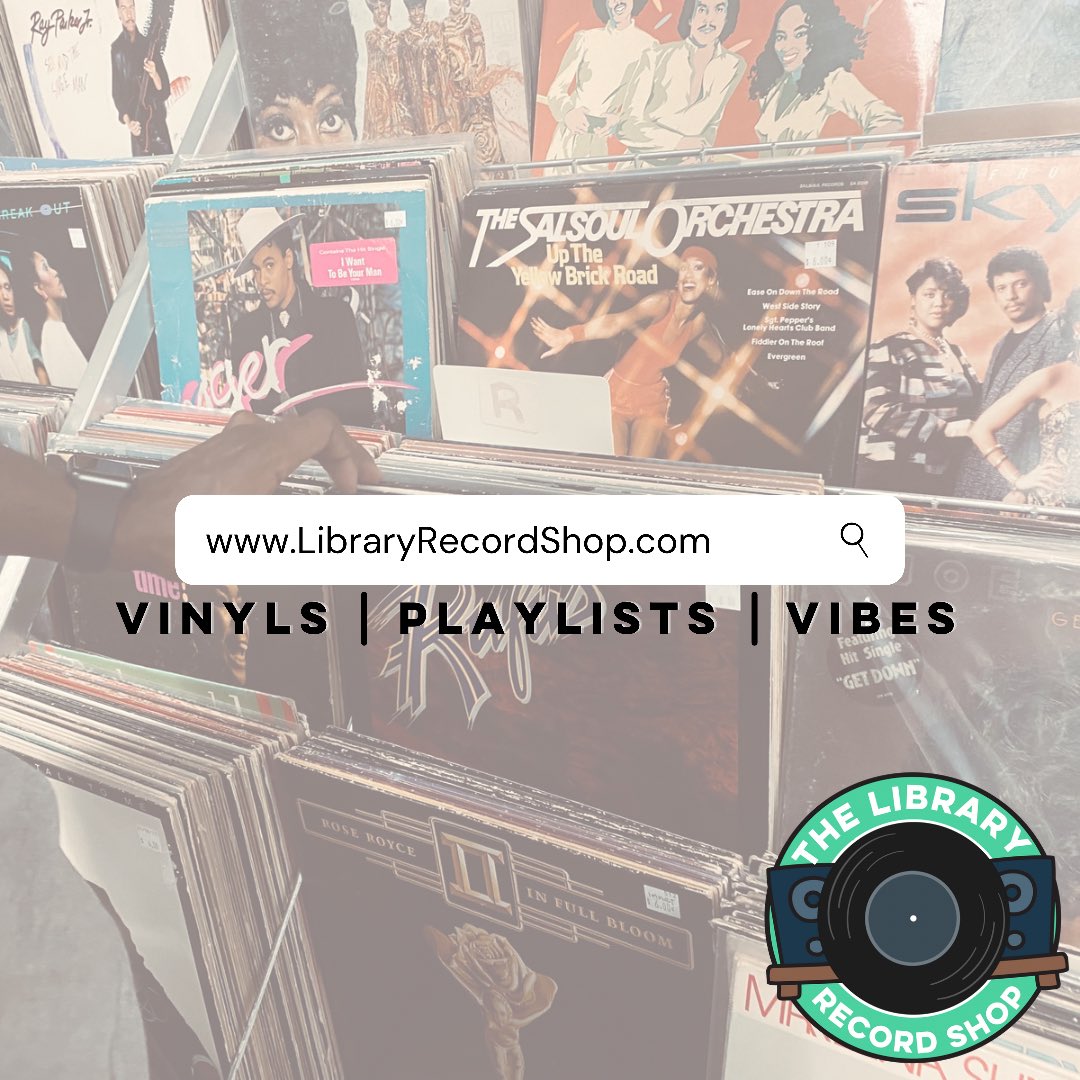Welcome to The Library Record Shop.
Big announcement this Friday….