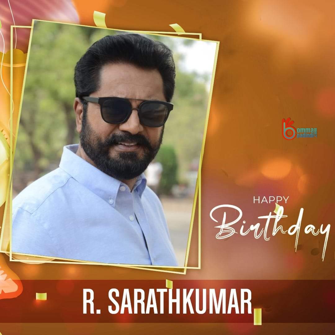 A wish you happy birthday R.Sarathkumar garu 