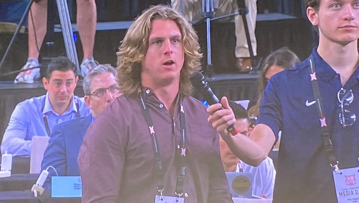 Danny Davis (@_dannydavis) on Twitter photo The best-dressed sports reporter at #Big12MediaDays has yet to be decided but my vote for the best hair goes to <a href="/Carter_Yates16/">Carter Yates</a> of the Daily Texan. I hate him already. The best-dressed sports reporter at #Big12MediaDays has yet to be decided but my vote for the best hair goes to <a href="/Carter_Yates16/">Carter Yates</a> of the Daily Texan. I hate him already.