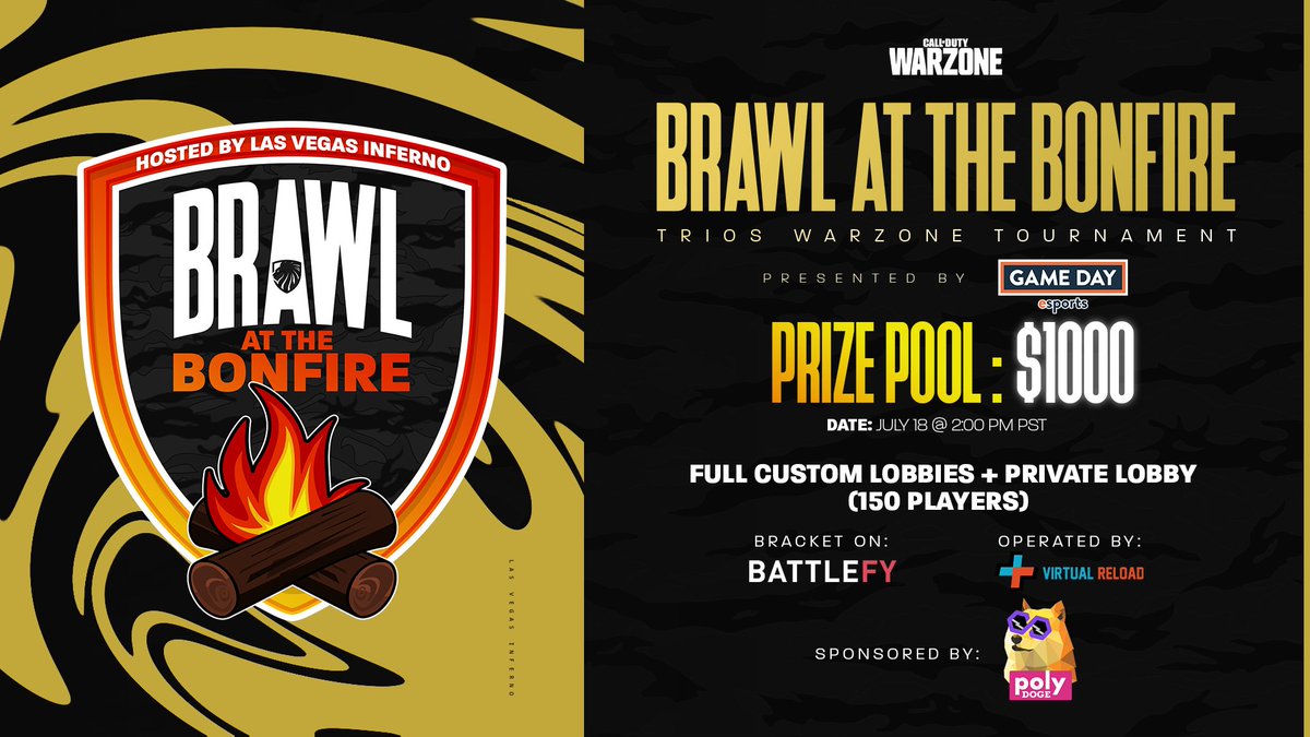 VirtualReload's tweet photo. It's a Trios Cash Tournament kind of weekend.  Check it out inside.  Sign up now and subscribe https://t.co/d2A3iQu0Z1
#COD #warzone #tournament #virtualreload #reloadyourlife https://t.co/BXPZALWwcv