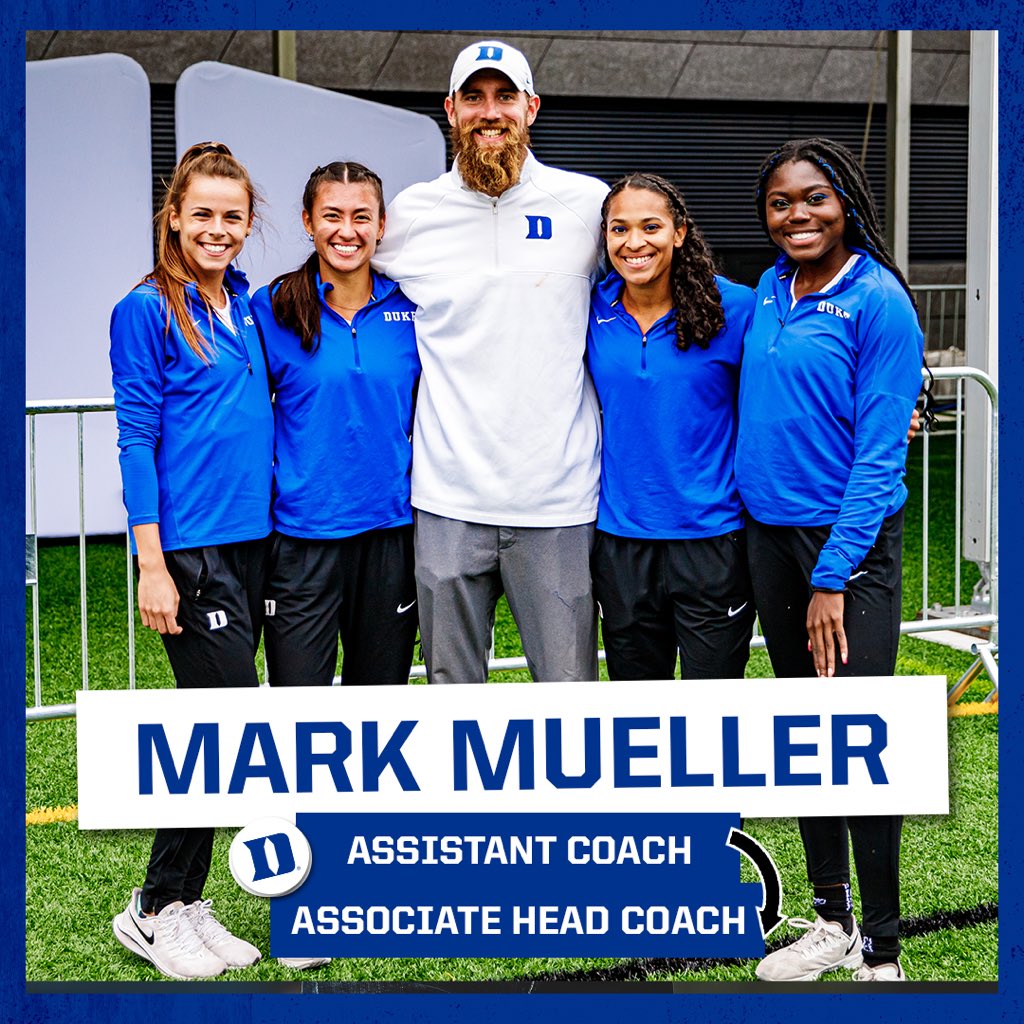 Duke Track & Field and Cross Country DukeTFXC Twitter Analytics