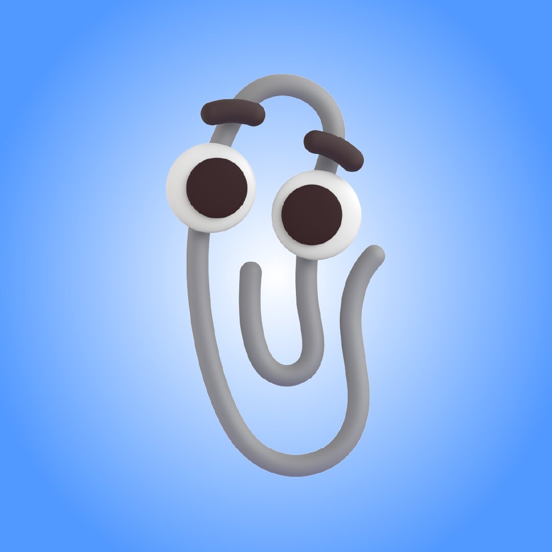 Microsoft Office clippy emoji