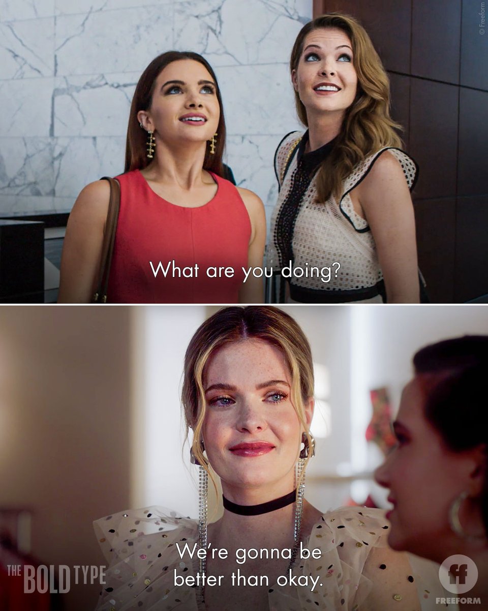 TheBoldTypeTV's tweet photo. First &amp; last lines of #TheBoldType https://t.co/ItqXY0qE2J