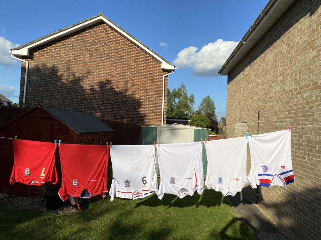 Clean and ready for next year. It can still come home. Fantastic effort by all the Team in #EURO2020 from #eng <a href="/England/">England</a> #ProudOfEngland