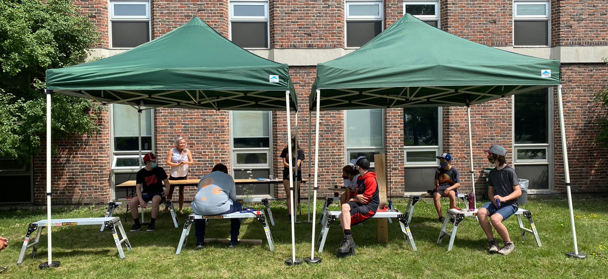 GuildHouseTech's tweet photo. Camp is back in session! Another amazing week of Wandercraft Summer Camp starts today and we have both new and returning campers ready to learn and advance their skills in pursuit of their competency stamps! Follow us on Instagram @Guildhousetech for daily updates and progress! https://t.co/UzcvHq2SEg