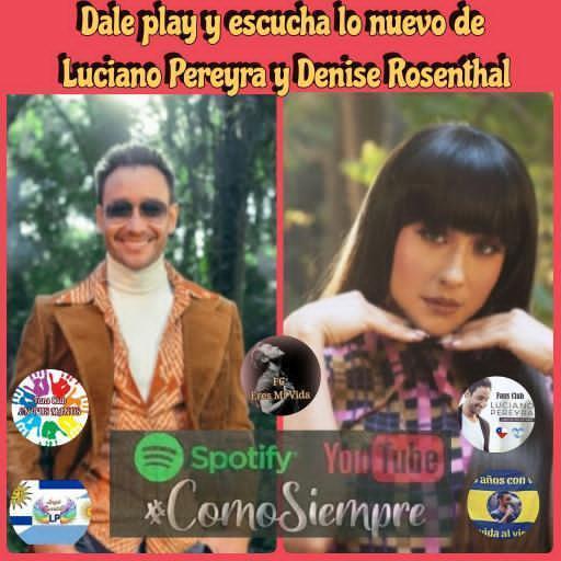 LPEresMiVida's tweet photo. Dale play y disfruta del nuevo tema de  @LucianoPereyra   @NissRosenthal  💫🙌❤🇨🇱🇦🇷
@youtube 
@spotify 

@AngelGu2109 
@Juntosenlavida  
@LPEresMiVida 
@Debora65444067 
@EnTusManosLP https://t.co/CX0rDBDCvX https://t.co/ryQfGfVIsv