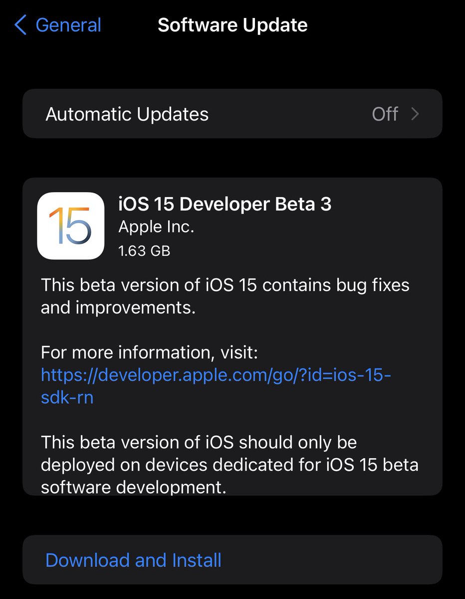 thecorinagarcia's tweet image. Weird schedule for an iOS beta, but ok 👀 #iOS15beta3