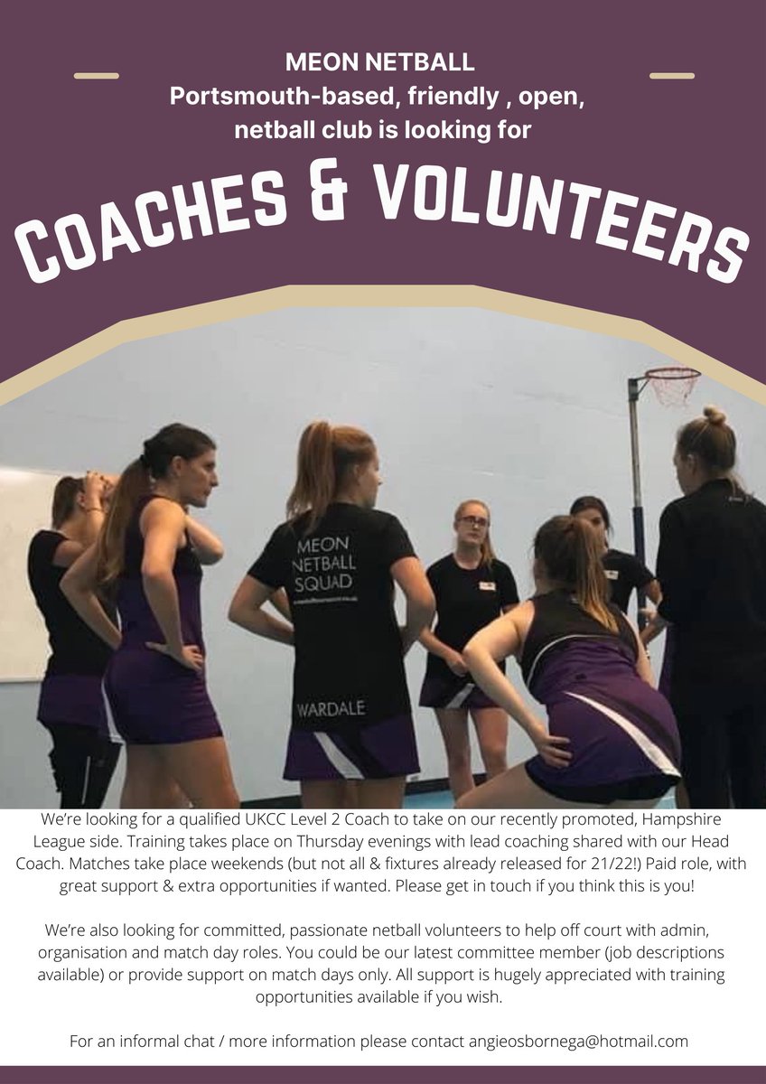 Netball in Hampshire & IOW tweet media