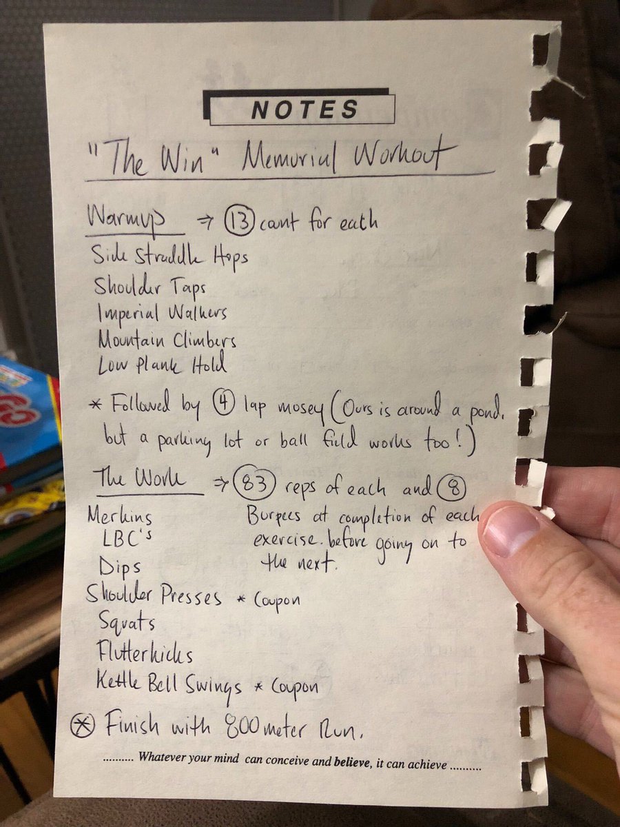 This morning 13 men from @F3CrossroadsIL completed #theWIN Memorial workout in honor of the legendary IL track &amp; field coach Gary Wieneke who passed away on 7/8 &amp; was the father of one of our F3 brothers in <a href="/F3Greenwood/">F3 Greenwood</a> <a href="/F3Nation/">F3</a>