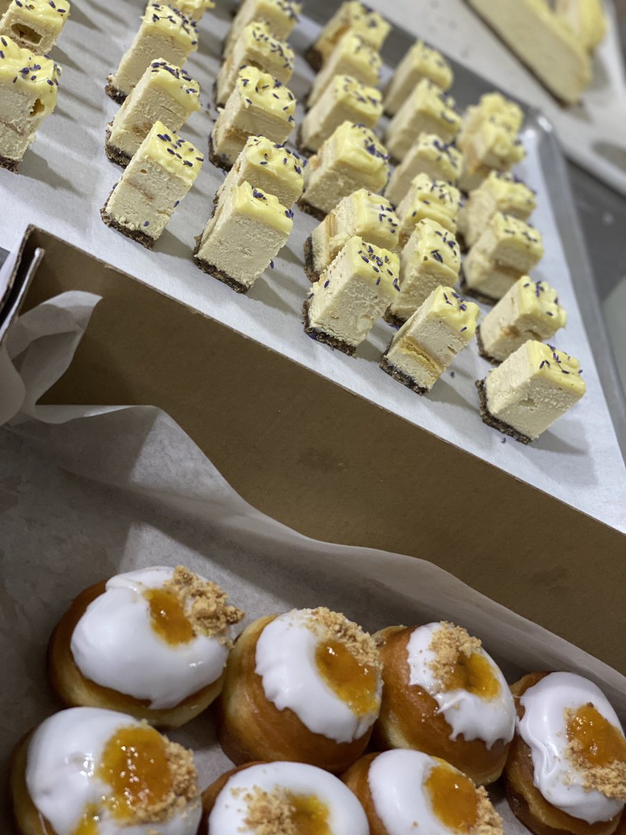 SBBrewyard's tweet photo. There's only on thing better than lemon cheesecake sprinkled with lavender and peachy lavender bullseye donuts. Beers to go with them. ⁠
SWEET BITES &amp; BEER PAIRING benefiting Lavender in the Village happening TODAY &amp; Thurs! 
#BuiltToBrew #newmexicofood #foodporn #EatLocal https://t.co/86OP5Af20O
