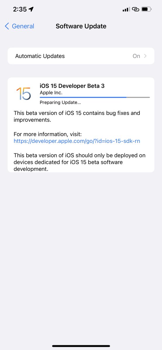 _jacobsanders_'s tweet image. #iOS15Beta3 for Developers is finally out!