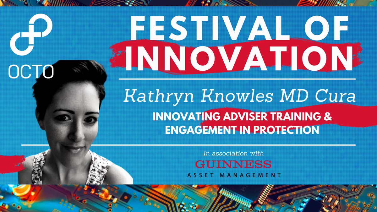 Had a fab and really informative session today interviewing @Kathryn_Cura  about how she is going about innovating protection engagement and training for advisers for our #festivalofinnovation today for @octomembers. Video up on the app tomorrow. Via app.octomembers.com