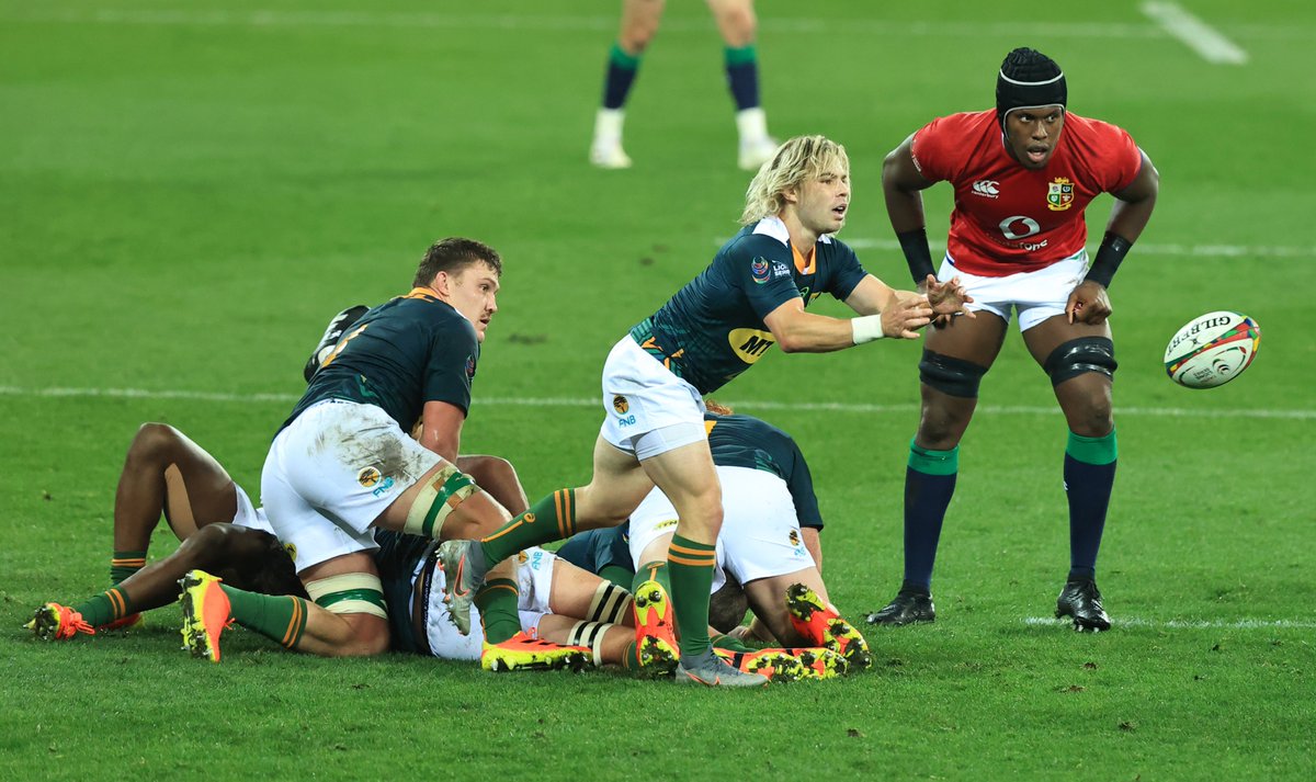 SuperSportTV's tweet image. HT | South Africa 'A' 17-3 British &amp;amp; Irish Lions

Tries from Nkosi and Am sees the home side with a comfortable lead. Faf de Klerk and Marco van Staden in the bin for 10 minutes 🟨

📺 Stream live: bit.ly/31uYXhA 
#CastleLionsSeries | #StrongerForever