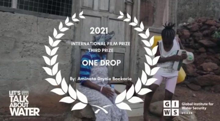 I Am excited to share with you all that my film ONE DROP won an international award, in 2021 let's talk about the water short film competition.
It is an honour and a great privilege for my film to be among the seven-film to win in the international category, out of 50 counties.