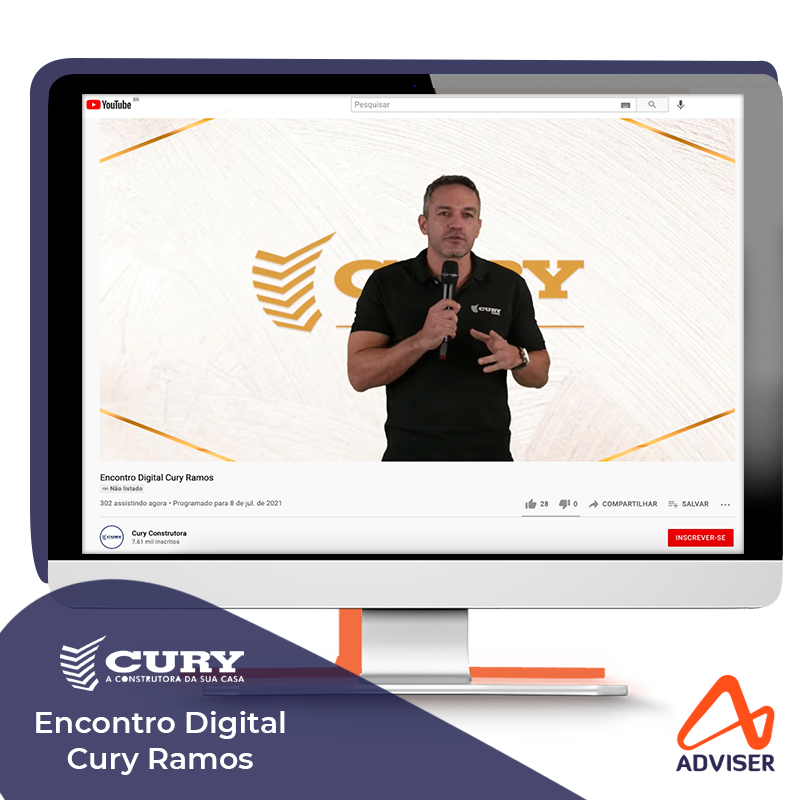 agenciaadviser's tweet photo. Na semana passada produzimos mais um Encontro Digital para a @curyconstrutora. 😍

Dessa vez para falar sobre o empreendimento Cury Ramos.

A Cury nāo para de lançar no RJ e em SP. É um atrás do outro. E o melhor? Todos com sucesso de vendas! 🤑 https://t.co/xsnBLroPCj