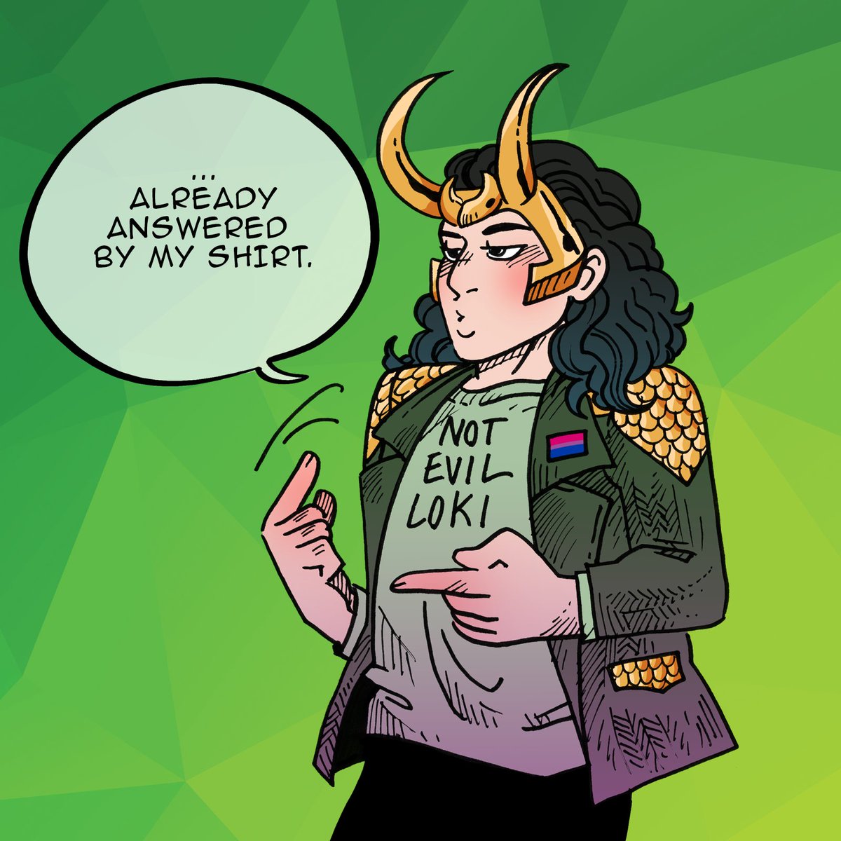 Loki : (Says something about being evil in the finale)
Me: omg he said the thing.
#LokiSpoilers #LokiWednesday