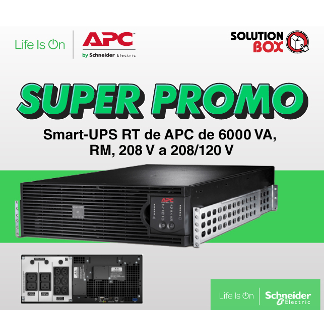 BoxDominicana's tweet photo. Super Promo Smart-UPS RT de APC. Stock local!
Protección eléctrica en línea de alta densidad y doble conversión con tiempo de autonomía escalable.

Contacta a nuestro especialista para más información
aneury_valdez@solutionbox.com.do

@APCbySchneider #APC #SmartUPS #energia https://t.co/il7FzDWjDP