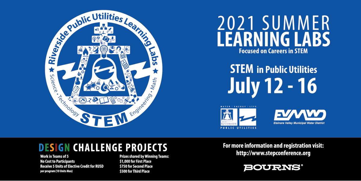 step_stem_ie's tweet photo. This week was the start of our STEM PULL program. Students participate in a week-long virtual training w/ @RPUnews @ElsinoreEddie & @westernMWD to learn how generation plants provide energy, life as a lineman, water production and more. #stem #STEMPULL #stepcon https://t.co/u8YKS2VfJz